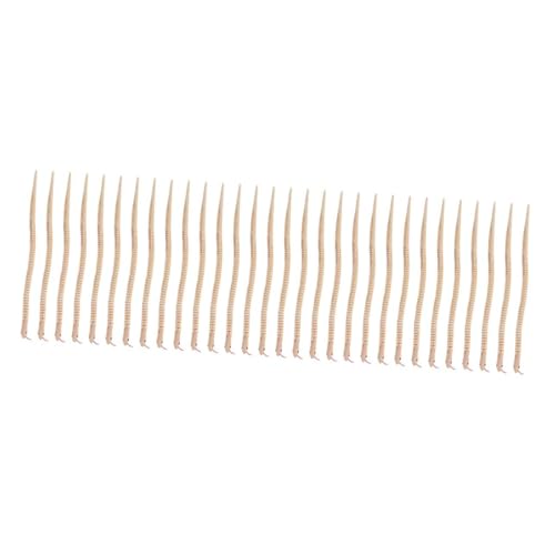 BESPORTBLE 30 Stck. Teiliges Holz Schlangenspielzeug Naturfarben Realistisches Modell DIY Lernspielzeug Geburtstagsmitbringsel Halloween Dekoration von BESPORTBLE