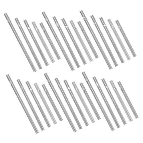 BESPORTBLE 30 Stück Teiliges Aluminium Windspiel Röhren Set Vorgebohrt für Einfaches Aufhängen Rostfrei Unterschiedliche Längen für DIY Windspiele und Hängende Dekorationen im Garten und BESPORTBLE 30 Stück Teiliges Aluminium Windspiel Röhren Set Vorgebohrt für Einfaches Aufhängen Rostfrei Unterschiedliche Längen für DIY Windspiele und Hängende Dekorationen im Garten und von BESPORTBLE