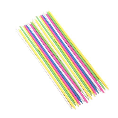 BESPORTBLE 30 Stück Teiliges Buntes Pick up Sticks Spiel für Familien Fördert Feinmotorik und Hand Auge koordination Geeignet für Drinnen und Draußen Kreatives Denkspiel für Altersgruppen von BESPORTBLE