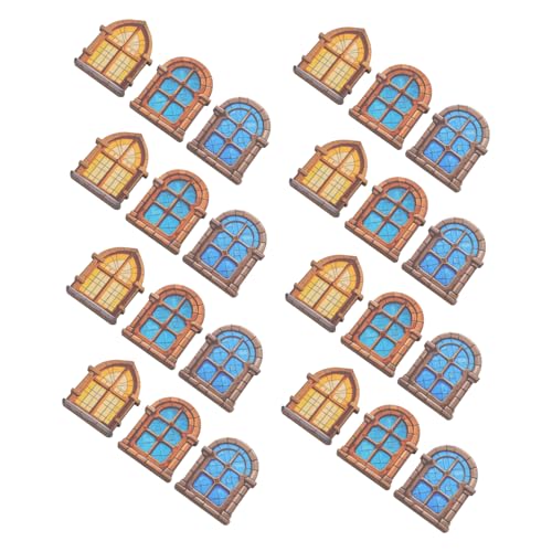 BESPORTBLE 30 Stück Teiliges Miniatur Holzfenster im Europäischen Stil Realistische Dollhouse Fensterrahmen für DIY Puppenhaus Zubehör Installieren für Kreative Szenengestaltung und BESPORTBLE 30 Stück Teiliges Miniatur Holzfenster im Europäischen Stil Realistische Dollhouse Fensterrahmen für DIY Puppenhaus Zubehör Installieren für Kreative Szenengestaltung und von BESPORTBLE