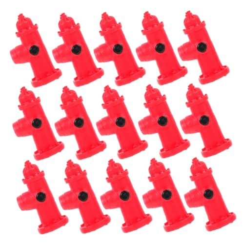 BESPORTBLE 30 Stück Teiliges Miniatur-feuerhydrant Hochwertigem Harz Realistische Kleine Feuerwehrhydranten für Puppenhaus-dekor Vielseitige Mini-Haus-Ornamente DIY von BESPORTBLE