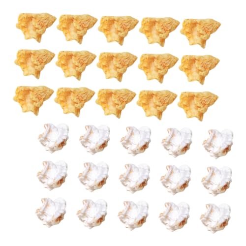 BESPORTBLE 30 Stück Teiliges Popcorn Dekorationsset Realistische Künstliche Popcornmodelle aus Kunststoff für DIY Bastelprojekte Miniaturhaus Zubehör Tischdeko und Partyfotorequisiten BESPORTBLE 30 Stück Teiliges Popcorn Dekorationsset Realistische Künstliche Popcornmodelle aus Kunststoff für DIY Bastelprojekte Miniaturhaus Zubehör Tischdeko und Partyfotorequisiten von BESPORTBLE
