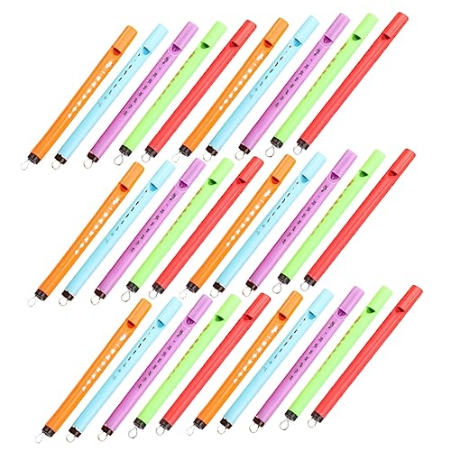BESPORTBLE 30 Stück Teiliges Vogelpfeifen für Teens Bird Whistles aus Robustem Kunststoff Leicht Tragbare Musikspielzeuge Bunte Flöten für Geburtstagsgeschenke und Zufällige Zufällige Farbe von BESPORTBLE