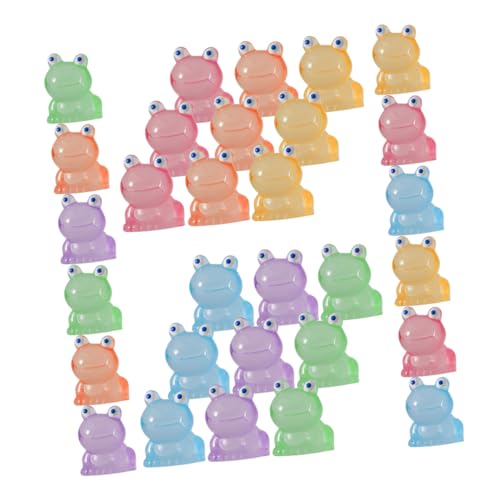 BESPORTBLE 30Stücke Frosch Figuren Aus Harz Luminous Frosch Skulpturen Für Miniaturgärten Und Puppenhäuser in Farben Tierfigur BESPORTBLE 30Stücke Frosch Figuren Aus Harz Luminous Frosch Skulpturen Für Miniaturgärten Und Puppenhäuser in Farben Tierfigur von BESPORTBLE