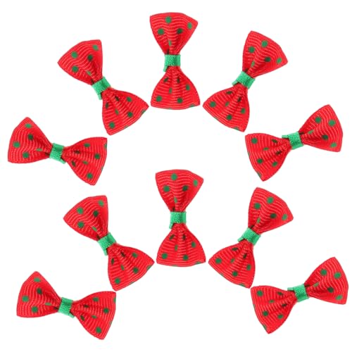 BESPORTBLE 30Stücke Mini Schleifen Für Puppen Winzige DIY Bastel Schleifen Mit Grünen Puppenzubehör Und Kreative Dekorationen von BESPORTBLE