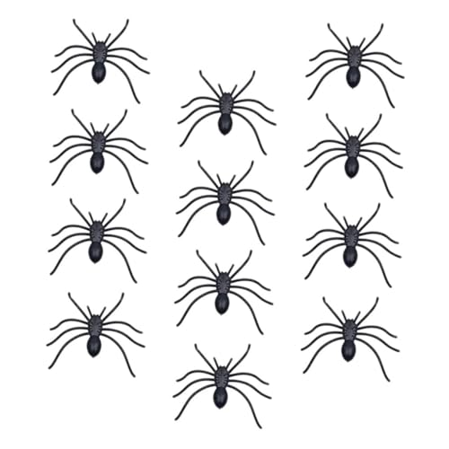 BESPORTBLE 30Stücke Schwarze Plastikspinnen Beängstigende Halloween Deko Für Gruselige Partys Realistische Spinnenverzierungen Requisiten Für Streiche Und Festlichkeiten von BESPORTBLE