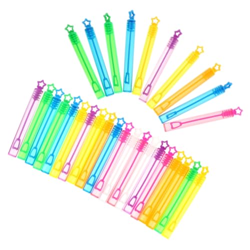BESPORTBLE 30Stücke Seifenblasenröhren Für Blasenblasenspielzeug Im Farben Mix Hochzeiten Partys Und Outdoor Aktivitäten Sicherheitsmaterial Für Stundenlangen Spaß von BESPORTBLE