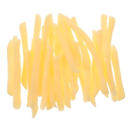 BESPORTBLE 30Stücke Simulierte Frites Modellspielzeug Realistische Nachahmung für Partydeko und Spielküche Requisiten für Unvergessliche Anlässe von BESPORTBLE