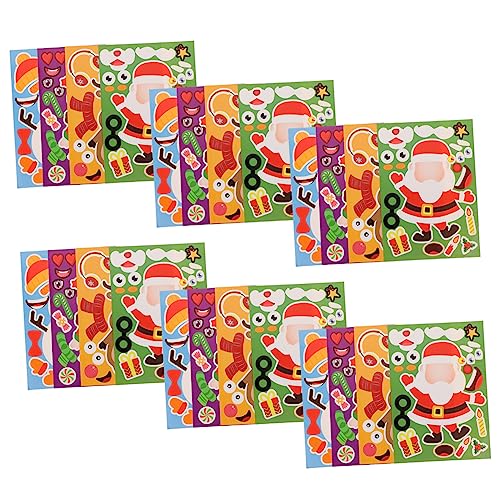 BESPORTBLE 32 Blatt Teiliges Weihnachts Puzzle Aufkleber Set für DIY Sticker für Weihnachtsdekoration Designs Aufkleber pro Set für Bastelprojekte und Partys BESPORTBLE 32 Blatt Teiliges Weihnachts Puzzle Aufkleber Set für DIY Sticker für Weihnachtsdekoration Designs Aufkleber pro Set für Bastelprojekte und Partys von BESPORTBLE