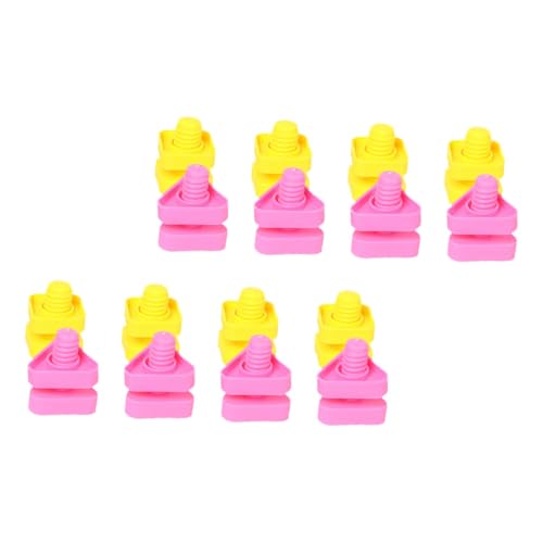 BESPORTBLE 32Paare Montessori Lernschrauben DIY Matching Bausteine Für Hand Eye Koordination Teile Pädagogisches Für Kleinkinder Kreatives Matching von BESPORTBLE