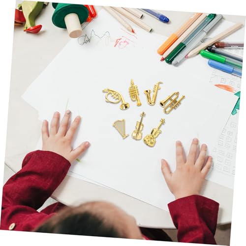 BESPORTBLE 35 Stück Teiliges Mini Musikinstrumente Set aus Robustem Kunststoff Detailgetreue Miniaturen Wie Violine Trompete Posaune für Puppenhaus Bastelprojekte Weihnachtsbaumdeko und BESPORTBLE 35 Stück Teiliges Mini Musikinstrumente Set aus Robustem Kunststoff Detailgetreue Miniaturen Wie Violine Trompete Posaune für Puppenhaus Bastelprojekte Weihnachtsbaumdeko und von BESPORTBLE