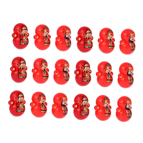 BESPORTBLE 35 Stück Teiliges Wackelspielzeug aus Kunststoff mit Chinesischem Muster Feststehend und Langlebig Dekorativ für Zuhause und Büro als Frühlingsfest und Neujahrsornament von BESPORTBLE