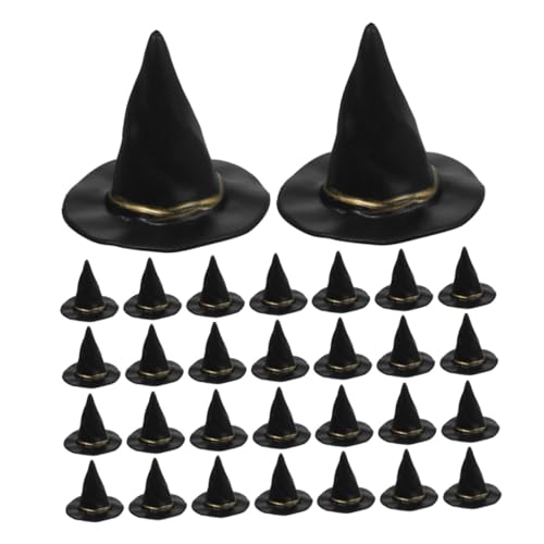 BESPORTBLE 36 Stück Teiliges Mini Hexenhut DIY Basteln Puppenzubehör Halloween Dekoration Wiederverwendbar Vielseitig für Innen Außenbereich Familienaktivitäten von BESPORTBLE