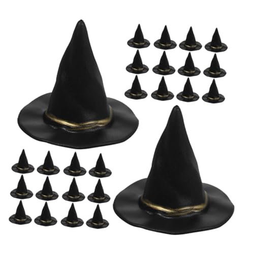 BESPORTBLE 36 Stück Teiliges Mini Hexenhut DIY Bastelprojekte Puppenhaus Zubehör Halloween Dekorationen Langlebig und Vielseitig für Kreative Kunstprojekte von BESPORTBLE