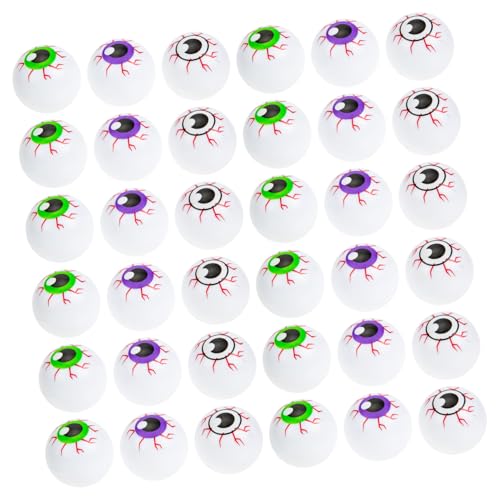 BESPORTBLE 36 Teiliges Halloween Augäpfel Bunte Hohle Elastische Dekoaugen mit Realistischen Adern Robustes Halloween Party Zubehör für Innenräume und Gruselige Dekoration BESPORTBLE 36 Teiliges Halloween Augäpfel Bunte Hohle Elastische Dekoaugen mit Realistischen Adern Robustes Halloween Party Zubehör für Innenräume und Gruselige Dekoration von BESPORTBLE
