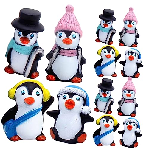 BESPORTBLE 36 Teiliges Pinguin Figuren Lebensechte Cartoon Deko für Kuchen und Wohnaccessoires Kleine Pinguin Miniaturen als Tortendekoration Fotorequisite und BESPORTBLE 36 Teiliges Pinguin Figuren Lebensechte Cartoon Deko für Kuchen und Wohnaccessoires Kleine Pinguin Miniaturen als Tortendekoration Fotorequisite und von BESPORTBLE