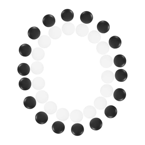 BESPORTBLE 360 Stück Go Schachzubehör Schachfiguren Schachsteine Brettspielperlen Go Schachzubehör Spielsteine Brettspielzubehör Schachperlen Spielzeugzubehör Harz von BESPORTBLE