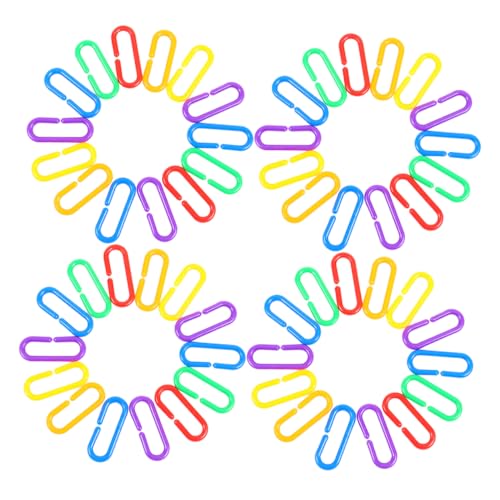 BESPORTBLE 360 Stück Teiliges Buntes Kunststoff C Clips Kettenglieder Geometrisches Lernspielzeug für Fördert Feinmotorik und Kreativität Tragbar für Kindergarten und Klassenzimmer für BESPORTBLE 360 Stück Teiliges Buntes Kunststoff C Clips Kettenglieder Geometrisches Lernspielzeug für Fördert Feinmotorik und Kreativität Tragbar für Kindergarten und Klassenzimmer für von BESPORTBLE