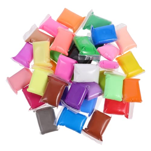 BESPORTBLE 36Packungen Modelliermasse Für Ultraleichte Knete Farben Kreatives Bastel Kit Für Kleinkinder Zum Formen Und Gestalten Bastelmaterial Für DIY Projekte von BESPORTBLE