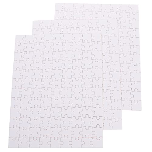 BESPORTBLE 3Blätter Leere Puzzleteile Für DIY Puzzle Für Wärmeübertragung Und Handwerksprojekte Puzzlezubehör Für Kreative Gestaltungen von BESPORTBLE