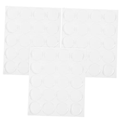 BESPORTBLE 3Blatt Edelstein Runde Harz Aufkleber Mit Je Transparentes DIY Zubehör Für Schmuckherstellung Und Kreative Projekte Harzpatches Für Bastelarbeiten von BESPORTBLE