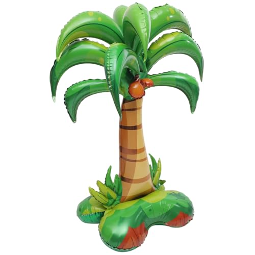 BESPORTBLE 3D Palmenballons Aufblasbare Kokosnussbaum Folienballons Große Kokosnussbaum Ballon Riesige Aufblasbare Palme Hawaii Party Dekoration für Geburtstag Hochzeit Babyparty Valentinstag von BESPORTBLE