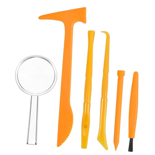BESPORTBLE 3Sätze Ausgrabungswerkzeug Set Teiliges DIY für Jungen und Hammer Meißel und Pinsel Kreativität und Hand Auge Koordination Ab Jahren von BESPORTBLE