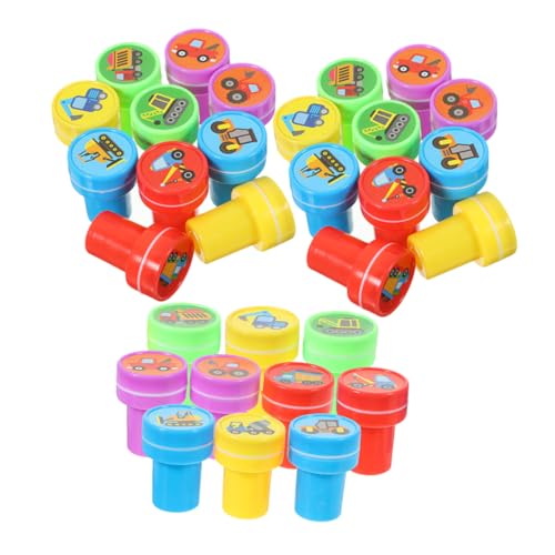 BESPORTBLE 3Sätze BAU LKW Stempel für Sicheres Kunststoffspielzeug für Partygeschenke und Belohnungen im Klassenzimmer für Kreative DIY Bastelprojekte und Geburtstagsfeiern von BESPORTBLE