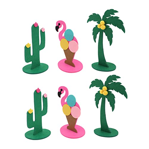 BESPORTBLE 3Sätze Filz Tischdekoration Mit Flamingo Kokosnussbaum Und Kaktus Kreative Desktop Dekoration Für Kinderzimmer Und Kindergarten Und Bezaubernde Designs Teilig BESPORTBLE 3Sätze Filz Tischdekoration Mit Flamingo Kokosnussbaum Und Kaktus Kreative Desktop Dekoration Für Kinderzimmer Und Kindergarten Und Bezaubernde Designs Teilig von BESPORTBLE