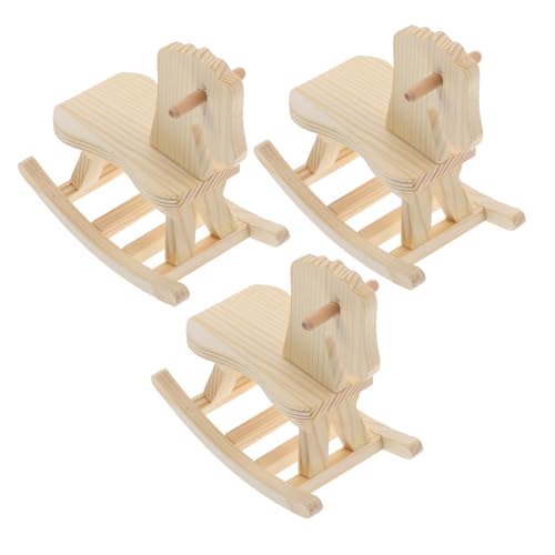 BESPORTBLE 3Sätze Holzrätsel für DIY Montage Modellspielzeug Hand Auge Koordination aus Hochwertigen Holzmaterialien für Kreatives ohne Kleber von BESPORTBLE