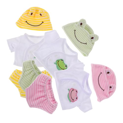 BESPORTBLE 3Sätze Puppenkleidung Teiliges Outfit für Puppen mit Hemd Hose und Mütze Designs für Kreatives und Einfaches Wechseln von Outfits BESPORTBLE 3Sätze Puppenkleidung Teiliges Outfit für Puppen mit Hemd Hose und Mütze Designs für Kreatives und Einfaches Wechseln von Outfits von BESPORTBLE