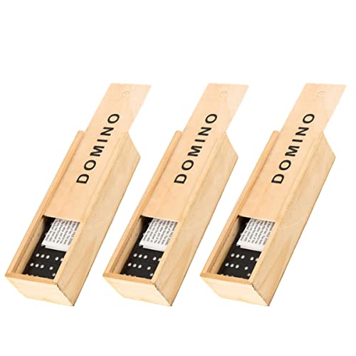 BESPORTBLE 3Sätze Schwarze Holz Dominoblöcke Set Stapelspielzeug Für Jahren Lernspielzeug Gedächtnis Und Farberkennung Klassisches Brettspiel Aus Hochwertigem Holz BESPORTBLE 3Sätze Schwarze Holz Dominoblöcke Set Stapelspielzeug Für Jahren Lernspielzeug Gedächtnis Und Farberkennung Klassisches Brettspiel Aus Hochwertigem Holz von BESPORTBLE