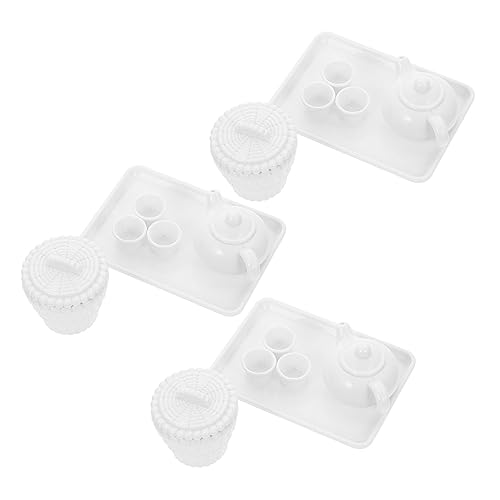 BESPORTBLE 3Sätze Tee Set Für Puppenhaus Teiliges Spielzeugzubehör Aus Hochwertigem Für Dekoration Und Realistische Szenen BESPORTBLE 3Sätze Tee Set Für Puppenhaus Teiliges Spielzeugzubehör Aus Hochwertigem Für Dekoration Und Realistische Szenen von BESPORTBLE
