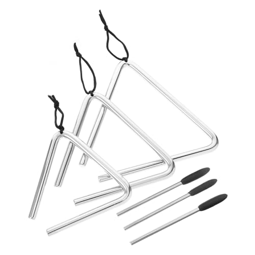 BESPORTBLE 3Sätze Triangelinstrument Musikalisches Dreiecksinstrument mit Schlägel Leicht und Tragbar für Musikalischen Fähigkeiten und des Rhythmusgefühl Teilig BESPORTBLE 3Sätze Triangelinstrument Musikalisches Dreiecksinstrument mit Schlägel Leicht und Tragbar für Musikalischen Fähigkeiten und des Rhythmusgefühl Teilig von BESPORTBLE