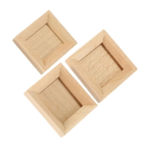 BESPORTBLE 3Stücke Bilderrahmen Aus Holz Für Puppenhaus Dekoration DIY Fotorahmen Für Miniaturbilder Für Kreative Bastelprojekte Mini Deko Für Ihr Puppenhaus BESPORTBLE 3Stücke Bilderrahmen Aus Holz Für Puppenhaus Dekoration DIY Fotorahmen Für Miniaturbilder Für Kreative Bastelprojekte Mini Deko Für Ihr Puppenhaus von BESPORTBLE