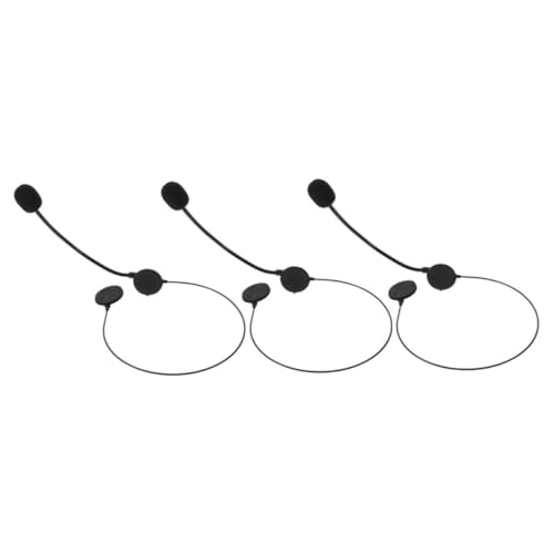 BESPORTBLE 3Stücke Cosplay Headset Requisite Mit Mikrofon Für Bühnenauftritte Kostümpartys Und Verkleidungen Hochwertige Kopfhörer Requisite von BESPORTBLE