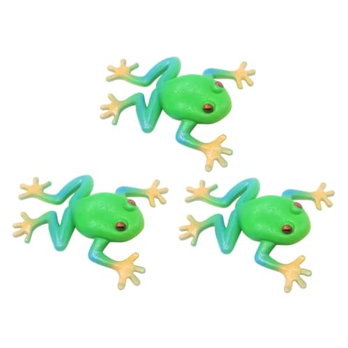 BESPORTBLE 3Stücke Druckspielzeug für Erwachsene Verschleißfestes Squeeze zur Stressbewältigung Lustige Niedliche Frosch Designs für Effektives Dekompressionstraining von BESPORTBLE