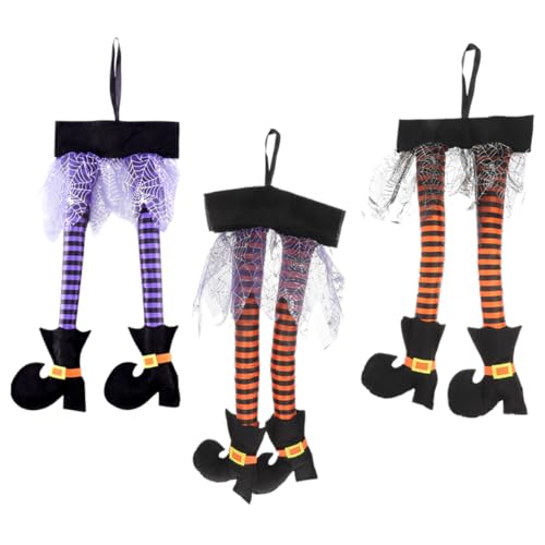 BESPORTBLE 3Stücke Halloween Hexenbeine Hängedekoration mit Aufhängeseil Kreative Rock Party Requisiten für Halloween Feiern Installieren Halloween Deko BESPORTBLE 3Stücke Halloween Hexenbeine Hängedekoration mit Aufhängeseil Kreative Rock Party Requisiten für Halloween Feiern Installieren Halloween Deko von BESPORTBLE