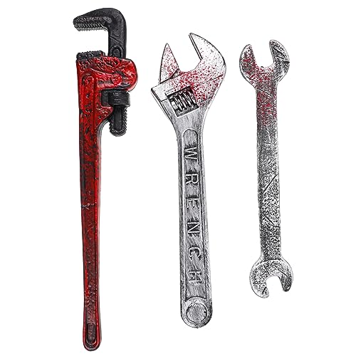 BESPORTBLE 3Stücke Halloween Schraubenschlüssel Requisiten Kunststoff Halloween Werkzeug Für Kostümparty Cosplay Und Fotorequisiten Halloween Zubehör Für Grusel Dekoration BESPORTBLE 3Stücke Halloween Schraubenschlüssel Requisiten Kunststoff Halloween Werkzeug Für Kostümparty Cosplay Und Fotorequisiten Halloween Zubehör Für Grusel Dekoration von BESPORTBLE