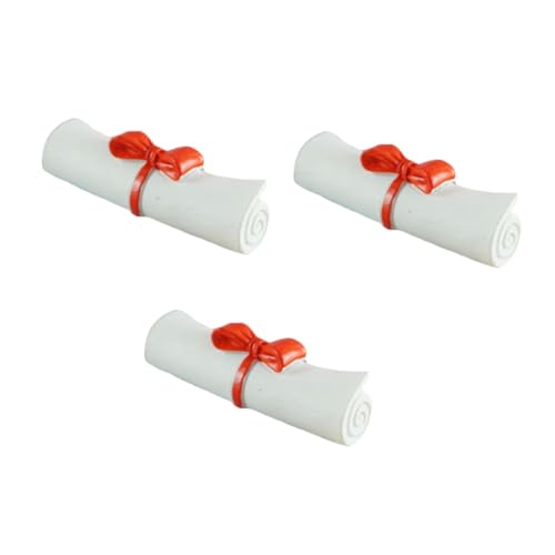 BESPORTBLE 3Stücke Harz Abschlusszertifikat Scroll Dekorative Souvenir Ornamente Für Graduierungssaison Realistische Und Langlebige Figuren Zur Ihres Abschlusses BESPORTBLE 3Stücke Harz Abschlusszertifikat Scroll Dekorative Souvenir Ornamente Für Graduierungssaison Realistische Und Langlebige Figuren Zur Ihres Abschlusses von BESPORTBLE