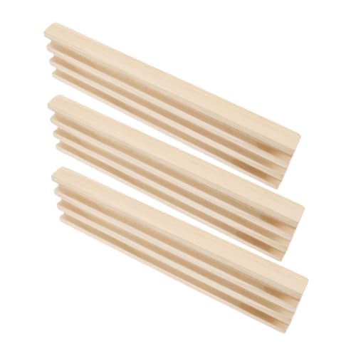 BESPORTBLE 3Stücke Holz Dominoständer mit Rutschfesten Pads Präsentationshalter für Domino Zug Spielzubehör für Familien und Freunde Passend für Dominosteine und Karten BESPORTBLE 3Stücke Holz Dominoständer mit Rutschfesten Pads Präsentationshalter für Domino Zug Spielzubehör für Familien und Freunde Passend für Dominosteine und Karten von BESPORTBLE