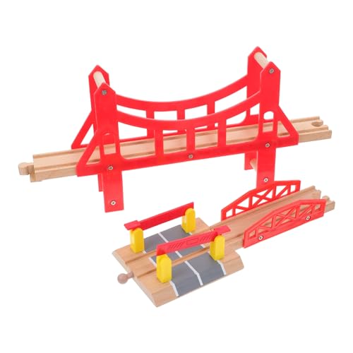 BESPORTBLE 3Stücke Holz Eisenbahnspielzeug Mit Holzbahnspurblöcken Kreatives Konstruktionsspielzeug Für Jungen Und Jahren Und Gleis BESPORTBLE 3Stücke Holz Eisenbahnspielzeug Mit Holzbahnspurblöcken Kreatives Konstruktionsspielzeug Für Jungen Und Jahren Und Gleis von BESPORTBLE