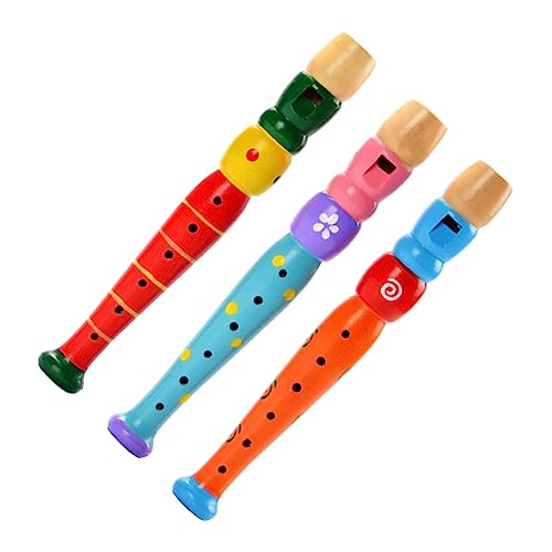 BESPORTBLE 3Stücke Holz Piccolos Blasinstrumente Für Pädagogisches Zufälligen Farben Für Musikalische Früherziehung Und Kreative BESPORTBLE 3Stücke Holz Piccolos Blasinstrumente Für Pädagogisches Zufälligen Farben Für Musikalische Früherziehung Und Kreative von BESPORTBLE