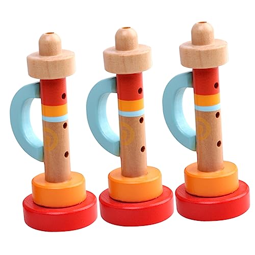 BESPORTBLE 3Stücke Holz Trompeten Für Lustige Trompete Holzspielzeug Für Kreative Spielstunden Und Musikalische BESPORTBLE 3Stücke Holz Trompeten Für Lustige Trompete Holzspielzeug Für Kreative Spielstunden Und Musikalische von BESPORTBLE