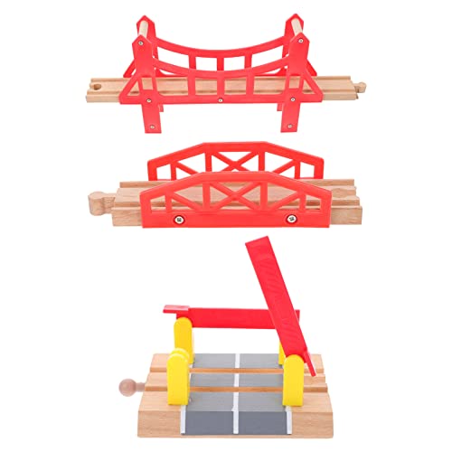 BESPORTBLE 3Stücke Holz Zugbrücken Zubehör Für Eisenbahnen Erweiterungssatz Für Holzbahn Für Jahren Kompatibel Mit Gängigen Holzschienen BESPORTBLE 3Stücke Holz Zugbrücken Zubehör Für Eisenbahnen Erweiterungssatz Für Holzbahn Für Jahren Kompatibel Mit Gängigen Holzschienen von BESPORTBLE