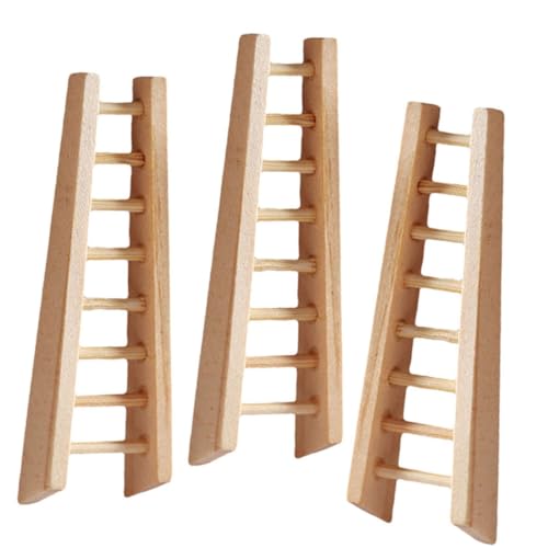 BESPORTBLE 3Stücke Holzleiter Für Puppenhaus Dekoration Winzige Aus Holz Für DIY Möbel Stilvolle Und Praktische Miniaturmöbel Für Kreative Spielwelten BESPORTBLE 3Stücke Holzleiter Für Puppenhaus Dekoration Winzige Aus Holz Für DIY Möbel Stilvolle Und Praktische Miniaturmöbel Für Kreative Spielwelten von BESPORTBLE