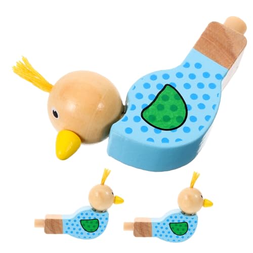 BESPORTBLE 3Stücke Holzpfeifen Vogel Design Für Kreatives Spielzeugpfeifen Für Kleinkinder Musik Und Geräusche Als Lernspielzeug Für Frühkindliche von BESPORTBLE