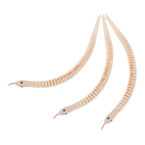 BESPORTBLE 3Stücke Holzschlangen Flexibles DIY Lernspielzeug aus Holz für Schlangen Modellierspielzeug für Kreatives und Lernen BESPORTBLE 3Stücke Holzschlangen Flexibles DIY Lernspielzeug aus Holz für Schlangen Modellierspielzeug für Kreatives und Lernen von BESPORTBLE