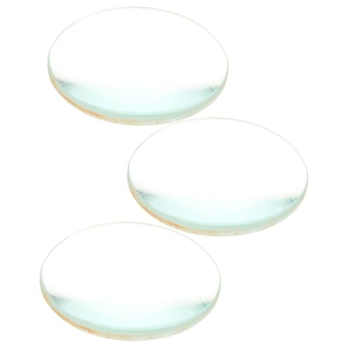 BESPORTBLE 3Stücke Konvexe Glaslinse Durchmesser Brennweite Für Optische Experimente von BESPORTBLE