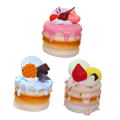 BESPORTBLE 3Stücke Künstliche Kuchenmodelle Doppelstöckige Tortendekoration für Fotografie Zuhause und Festlichkeiten Simulationskuchen Bunten Farben für Bäckerei und Kunstprojekte BESPORTBLE 3Stücke Künstliche Kuchenmodelle Doppelstöckige Tortendekoration für Fotografie Zuhause und Festlichkeiten Simulationskuchen Bunten Farben für Bäckerei und Kunstprojekte von BESPORTBLE